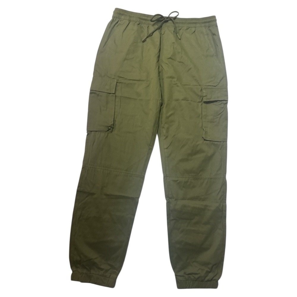 Men's‎ Sportswear Jogger Sweatpants Size Large Moto Forever 21 Olive Green